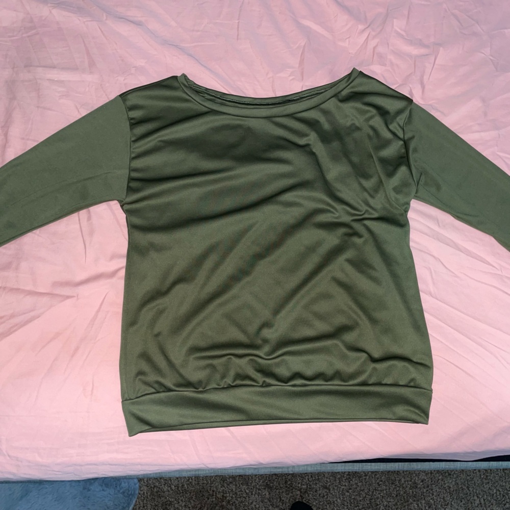 Silk blouse.